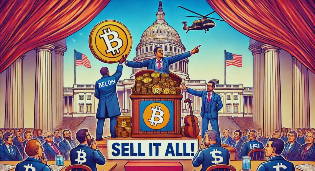 Peter Schiff Calls for Sale of US Bitcoin Reserves Before Trump’s Return  
