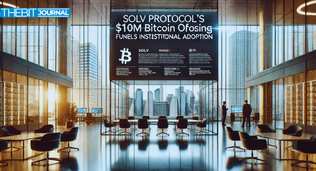 Bitcoin Staking Goes Institutional – Solv Protocol’s $10M Offering Explained – The Bit Journal