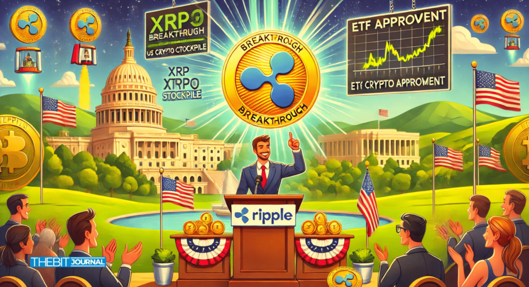 Ripple CEO Predicts XRP’s Big Breakthrough with U.S. Crypto Stockpile and ETF Approval