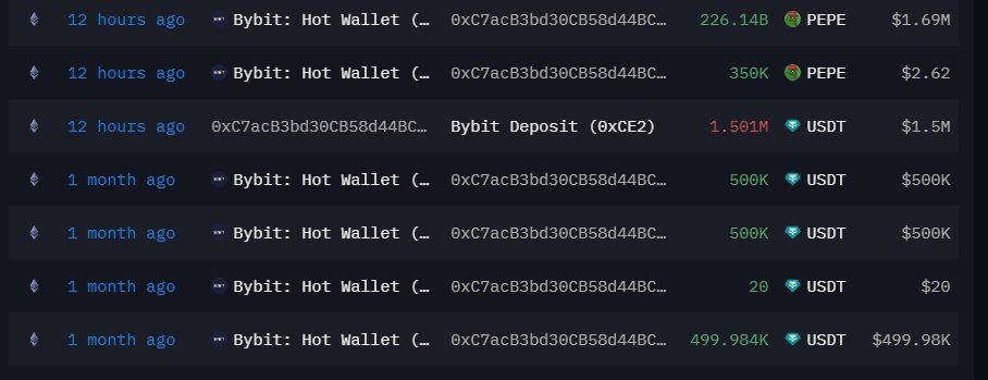 Bybit’s Hidden PEPE Accumulation ⁣Raises⁢ Speculation of a Market Reversal