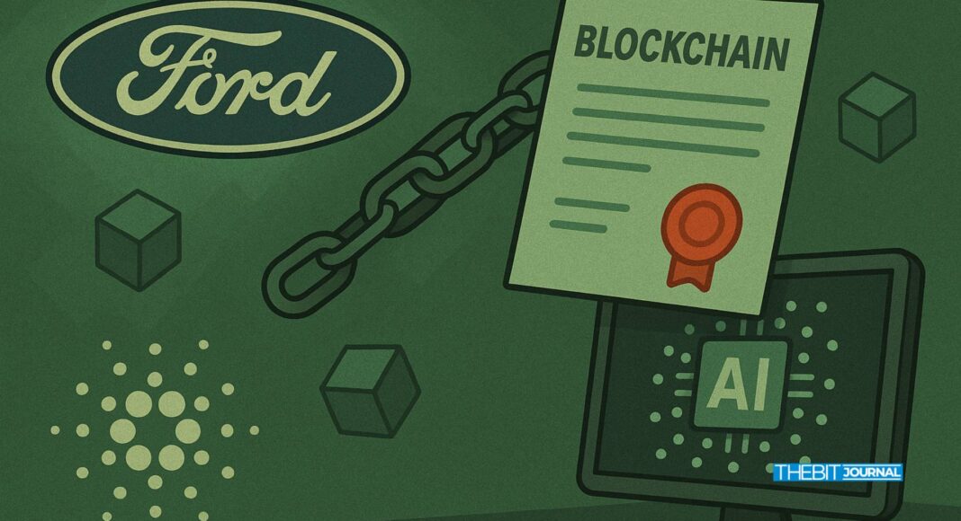 Ford Blockchain Pilot with Cardano Transforms Legal Tech