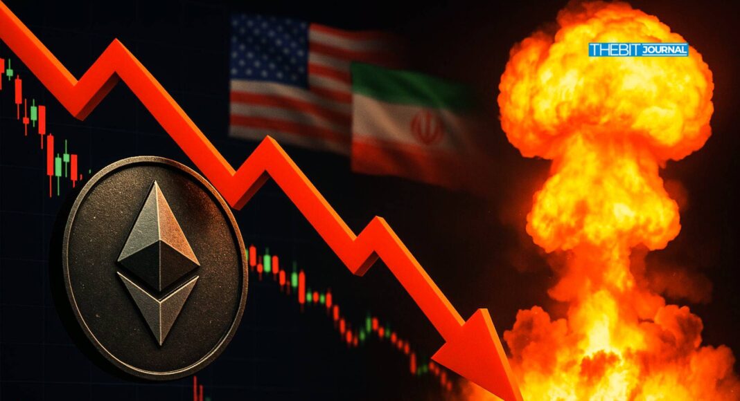 Ethereum Price Slammed 10% Amid Rising US–Iran War Tensions
