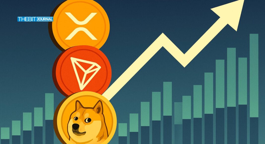 XRP, TRX and DOGE Funding Rates Surge as Traders Bet on Upside