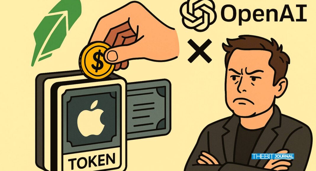 Robinhood Tokenized Stocks Draws Backlash from OpenAI and Musk